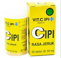 Vitamin c ipi 45 tablet rasa jeruk