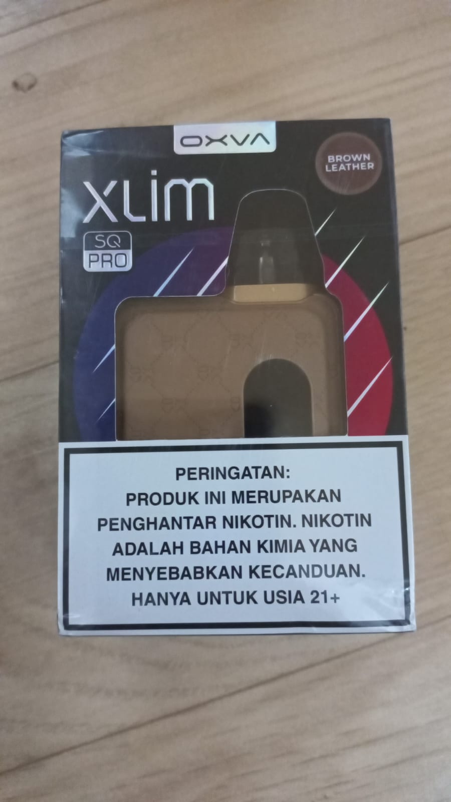 oxva xlim brown leather
