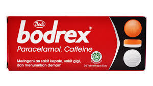 Bodrex Paracetamol 1box isi 12 pres