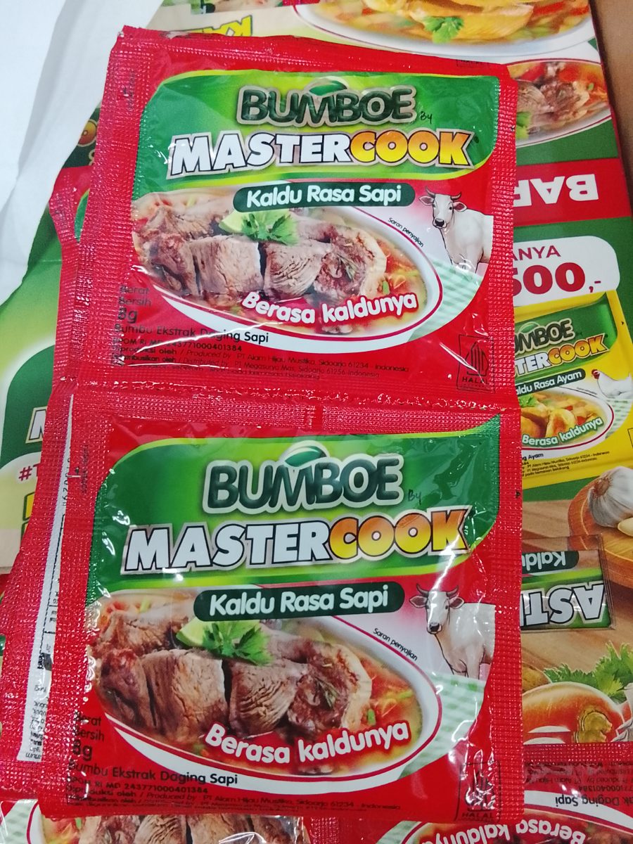 Bumbu Kaldu Sapi Mastercook 8g 1rntg*12