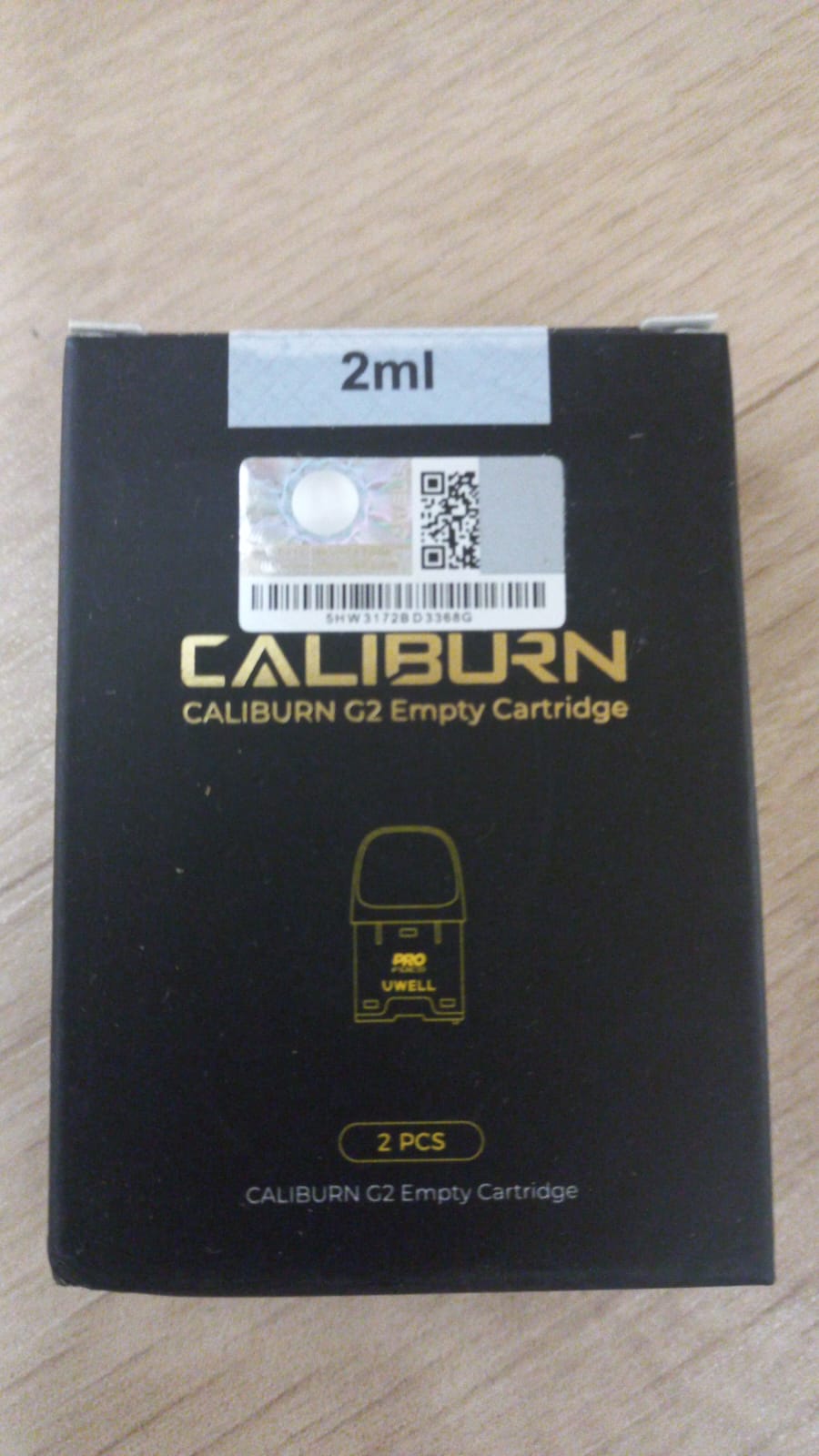 catridge caliburn g2 2ml 1pcs