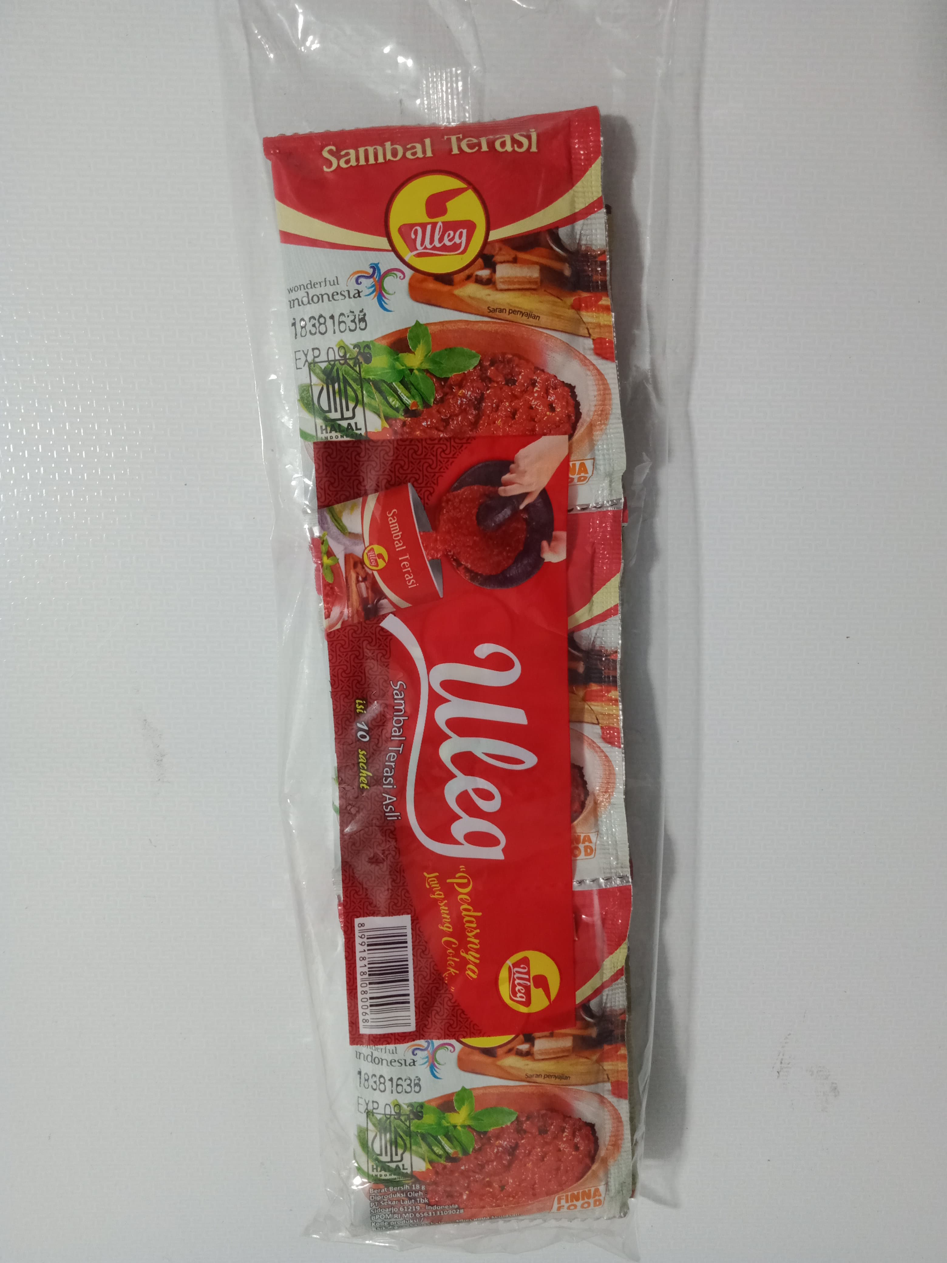 Sambal Terasi Uleg sashet isi 10