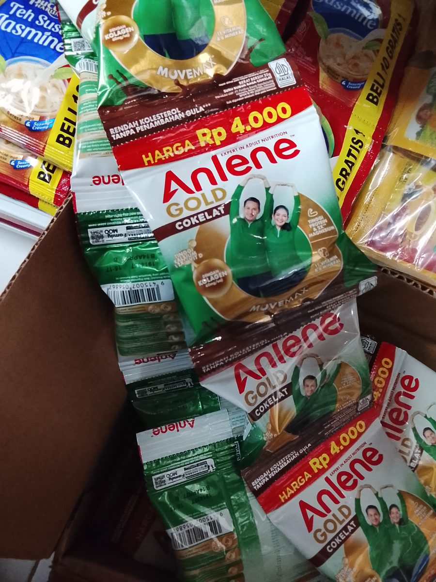 Anlene gold 5x coklat 1 rntng