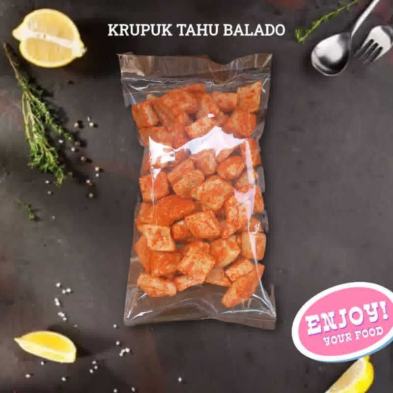 Krupuk Tahu Balado 150g