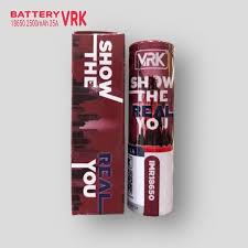 battery vape 2500 vrk 35A 3.7v