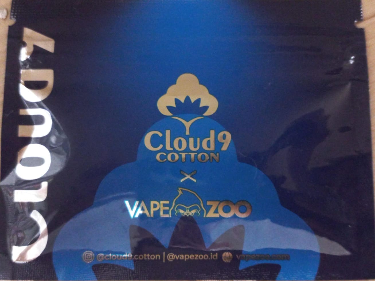 kapas cloud9 vapezoo kemasan kecil