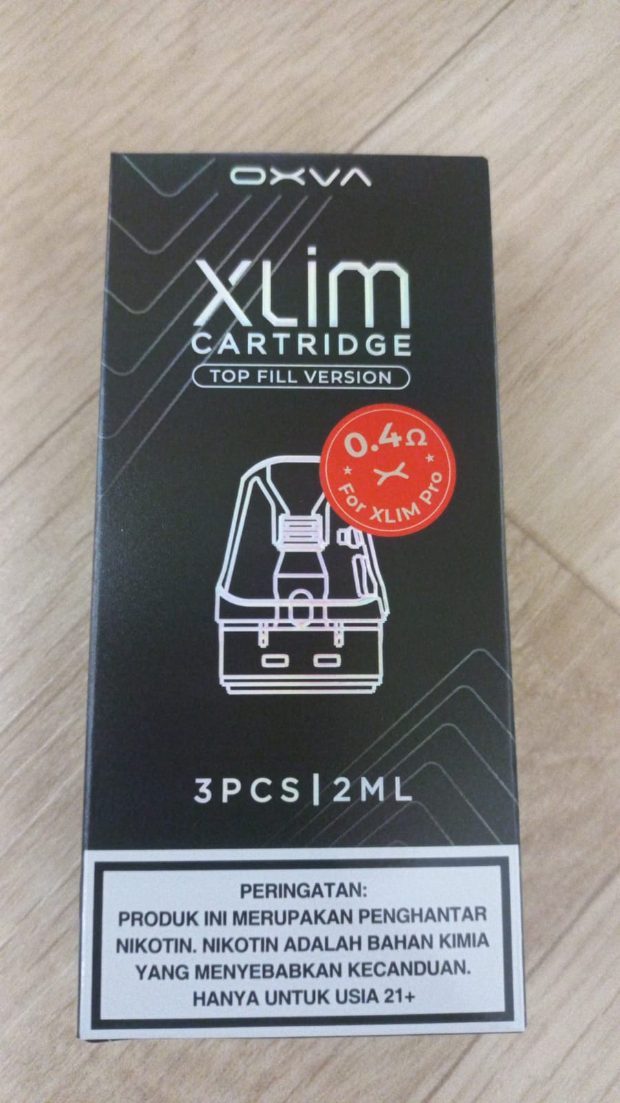 catrid xlim pro 0.4 1pak isi 3pcs
