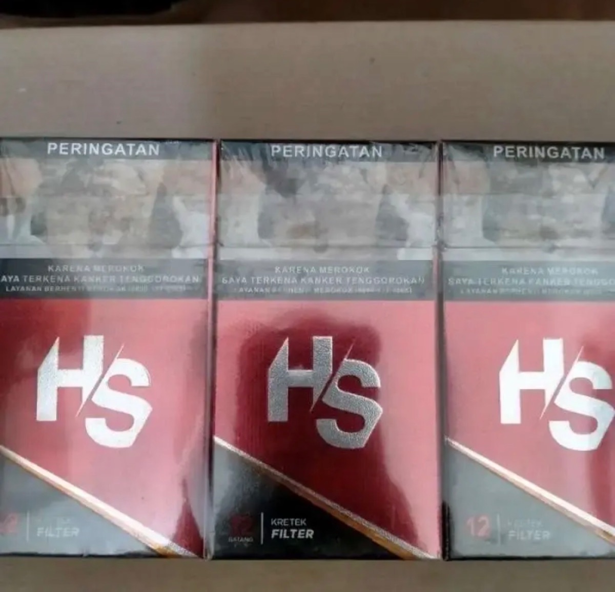 Rokok hs merah 12